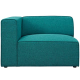 Mingle Fabric Left-Facing Sofa Teal EEI-2720-TEA