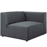 Mingle Fabric Right-Facing Sofa Gray EEI-2722-GRY