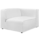 Mingle Fabric Right-Facing Sofa White EEI-2722-WHI