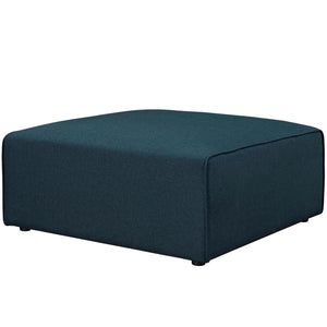 Mingle Fabric Ottoman Blue EEI-2726-BLU