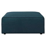 Mingle Fabric Ottoman Blue EEI-2726-BLU