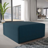 Mingle Fabric Ottoman Blue EEI-2726-BLU