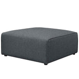 Mingle Fabric Ottoman Gray EEI-2726-GRY