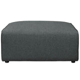 Mingle Fabric Ottoman Gray EEI-2726-GRY