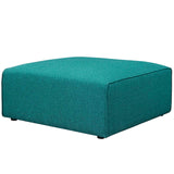 Mingle Fabric Ottoman Teal EEI-2726-TEA