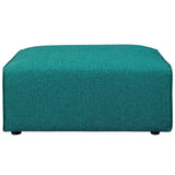 Mingle Fabric Ottoman Teal EEI-2726-TEA