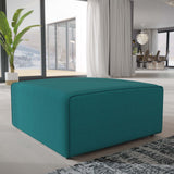 Mingle Fabric Ottoman Teal EEI-2726-TEA