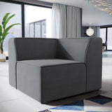 Mingle Corner Sofa Gray EEI-2728-GRY