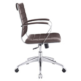 Jive Mid Back Office Chair Brown EEI-273-BRN