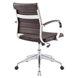 Jive Mid Back Office Chair Brown EEI-273-BRN