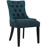 Regent Dining Side Chair Fabric Set of 2 Azure EEI-2743-AZU-SET