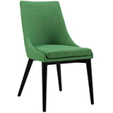 viscount Dining Side Chair Fabric Set of 2 Kelly Green EEI-2745-GRN-SET