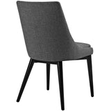 viscount Dining Side Chair Fabric Set of 2 Gray EEI-2745-GRY-SET