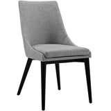 viscount Dining Side Chair Fabric Set of 2 Light Gray EEI-2745-LGR-SET