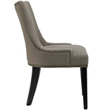 Marquis Dining Side Chair Fabric Set of 2 Granite EEI-2746-GRA-SET