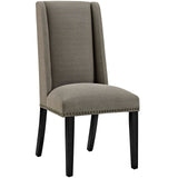 Baron Dining Chair Fabric Set of 2 Granite EEI-2748-GRA-SET