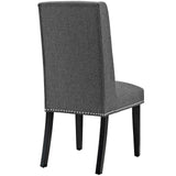 Baron Dining Chair Fabric Set of 2 Gray EEI-2748-GRY-SET