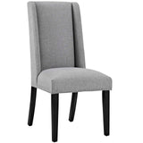 Baron Dining Chair Fabric Set of 2 Light Gray EEI-2748-LGR-SET