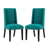 Baron Dining Chair Fabric Set of 2 Teal EEI-2748-TEA-SET