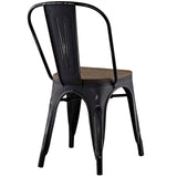 Promenade Dining Side Chair Set of 2 Black EEI-2751-BLK-SET