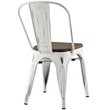 Promenade Dining Side Chair Set of 2 White EEI-2751-WHI-SET