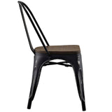 Promenade Dining Side Chair Set of 4 Black EEI-2752-BLK-SET