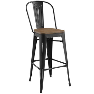 Promenade Bar Stool Black EEI-2814-BLK