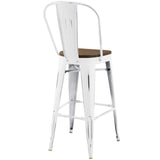 Promenade Bar Stool White EEI-2814-WHI