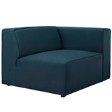 Mingle 5 Piece Upholstered Fabric Sectional Sofa Set Blue EEI-2835-BLU