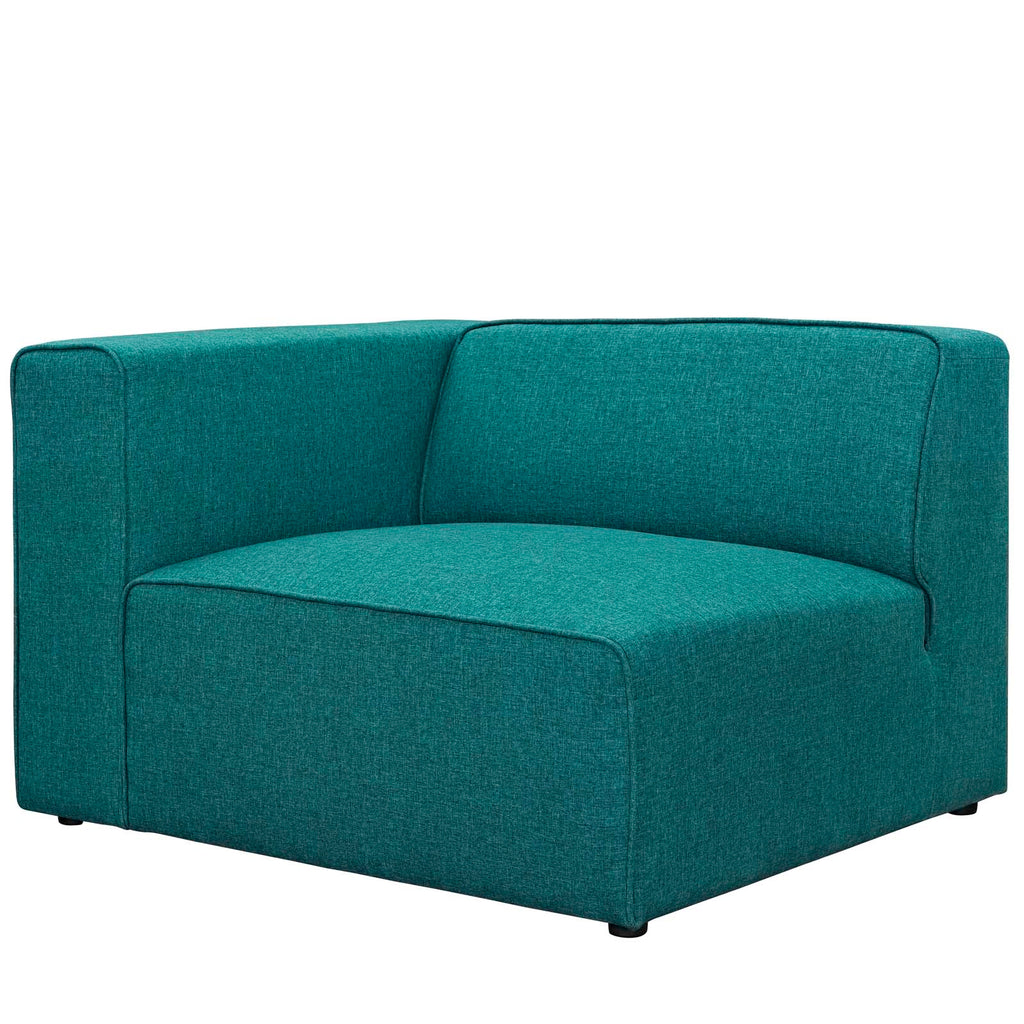 Mingle 5 Piece Upholstered Fabric Sectional Sofa Set Teal EEI-2835-TEA