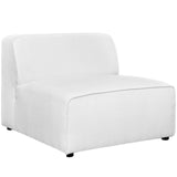 Mingle 7 Piece Upholstered Fabric Sectional Sofa Set White EEI-2841-WHI