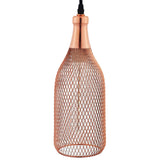 Glimmer Bottle-Shaped Rose Gold Pendant Light  EEI-2900