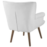 Cloud Upholstered Armchair White EEI-2941-WHI
