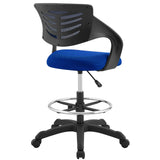 Thrive Mesh Drafting Chair Blue EEI-3040-BLU