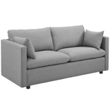 Activate Upholstered Fabric Sofa Light Gray EEI-3044-LGR