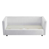 Activate Upholstered Fabric Sofa White EEI-3044-WHI