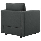 Activate Upholstered Fabric Armchair Gray EEI-3045-GRY