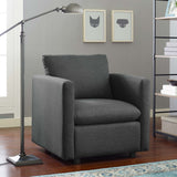 Activate Upholstered Fabric Armchair Gray EEI-3045-GRY
