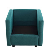 Activate Upholstered Fabric Armchair Teal EEI-3045-TEA