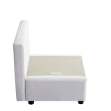Activate Upholstered Fabric Armchair White EEI-3045-WHI