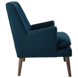 Leisure Upholstered Lounge Chair Azure EEI-3048-AZU