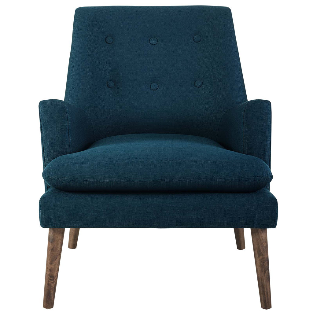 Leisure Upholstered Lounge Chair Azure EEI-3048-AZU