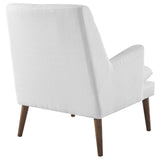 Leisure Upholstered Lounge Chair White EEI-3048-WHI