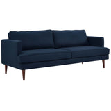 Agile Upholstered Fabric Sofa Blue EEI-3057-BLU