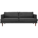 Agile Upholstered Fabric Sofa Gray EEI-3057-GRY