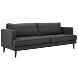 Agile Upholstered Fabric Sofa Gray EEI-3057-GRY