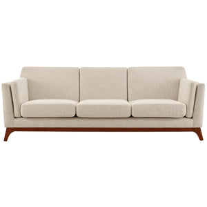 Chance Upholstered Fabric Sofa Beige EEI-3062-BEI
