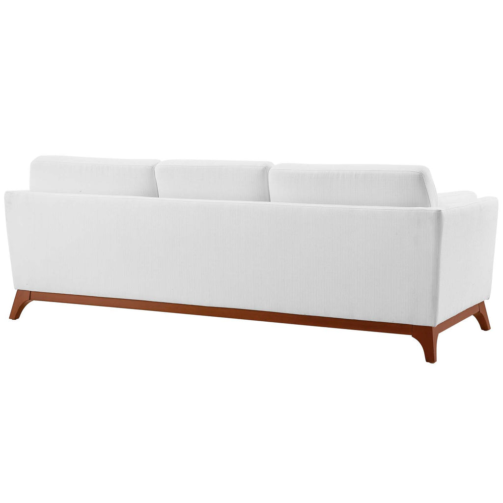 Chance Upholstered Fabric Sofa White EEI-3062-WHI