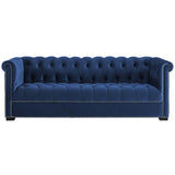 Heritage Performance Velvet Sofa Midnight Blue EEI-3064-MID