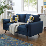 Revive Upholstered Fabric Loveseat Azure EEI-3091-AZU